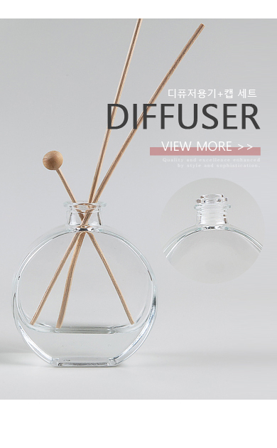 100ml납작원형디퓨저 캡세트